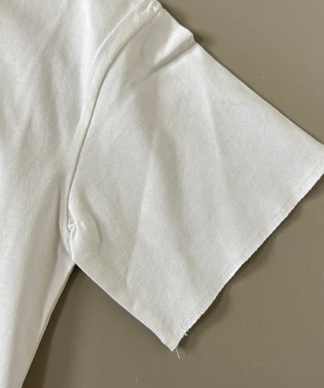 シンプルショート丈Tシャツ(ホワイト)