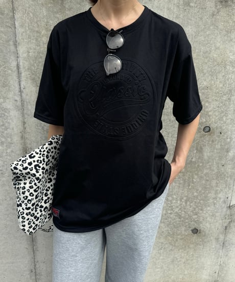 エンボスTシャツ(ブラック)