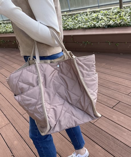 キルティング2WAYトートバッグ(3color)
