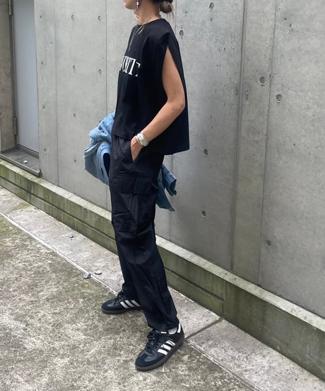 FAVORITEロゴカットソー(ブラック)