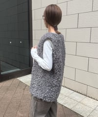 プードルファーベスト(グレー)