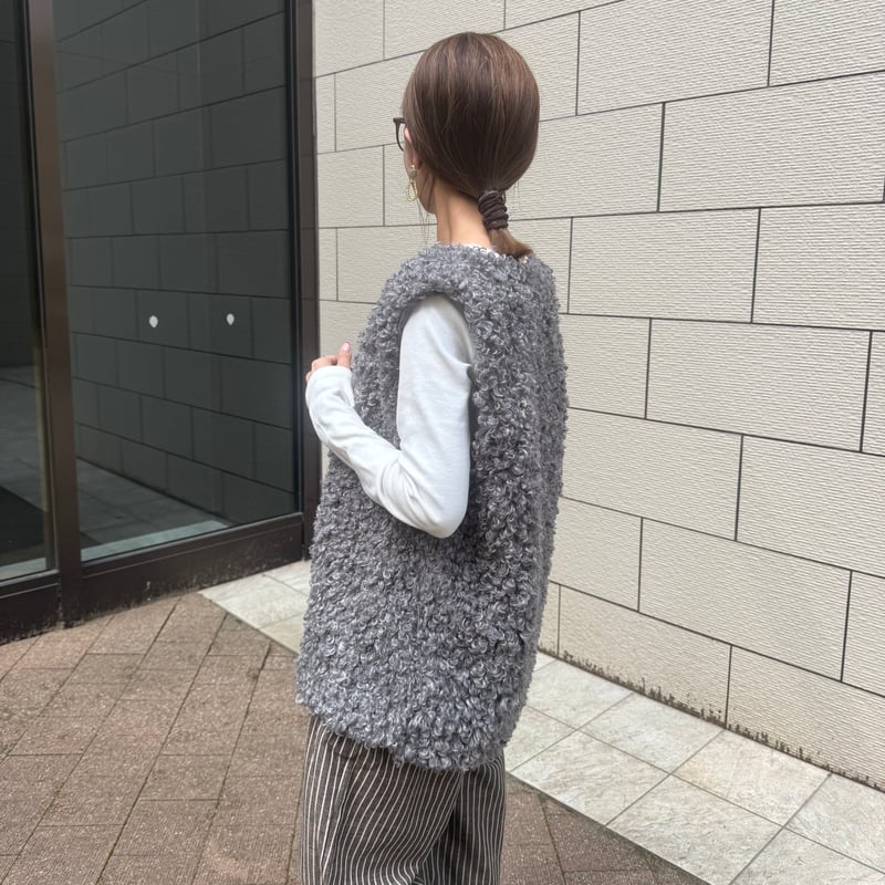 プードルファーベスト(グレー) | COPINE