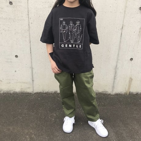 【kids】ストレッチ入り！ウエストゴムツイルテーパードパンツ・カーキ(110~150)