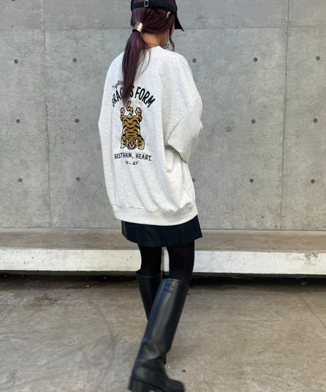 フェイクレザースカート