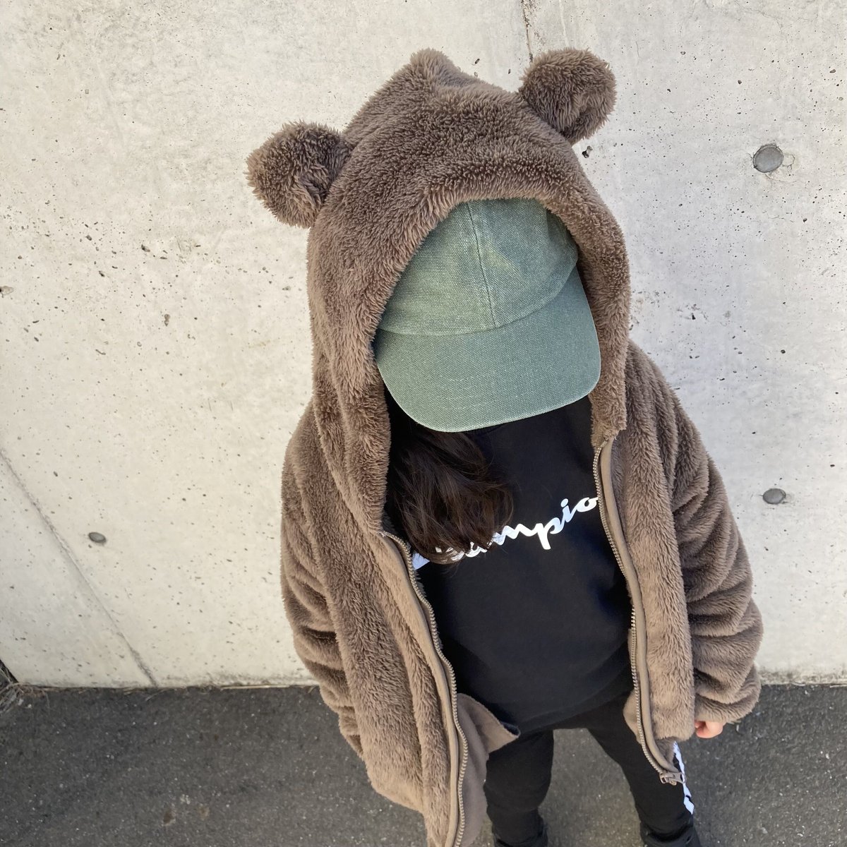 THE NORTHFACEKIDS ボアジップパーカー ブラック130㎝