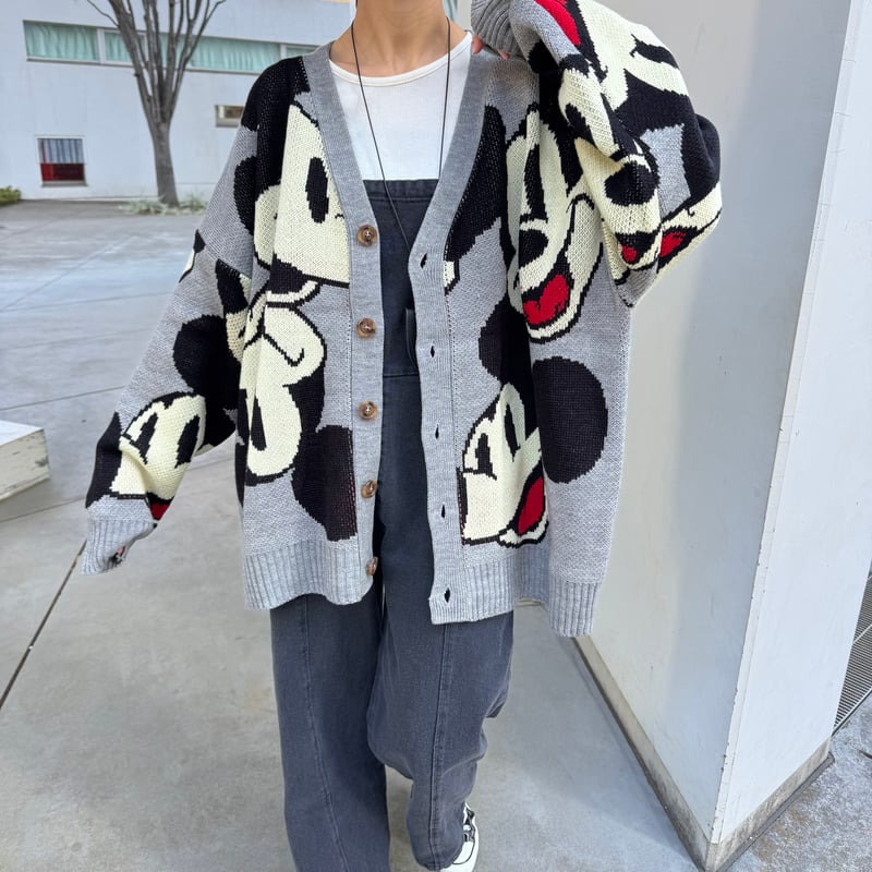 ミッキーマウスニットカーディガン | COPINE