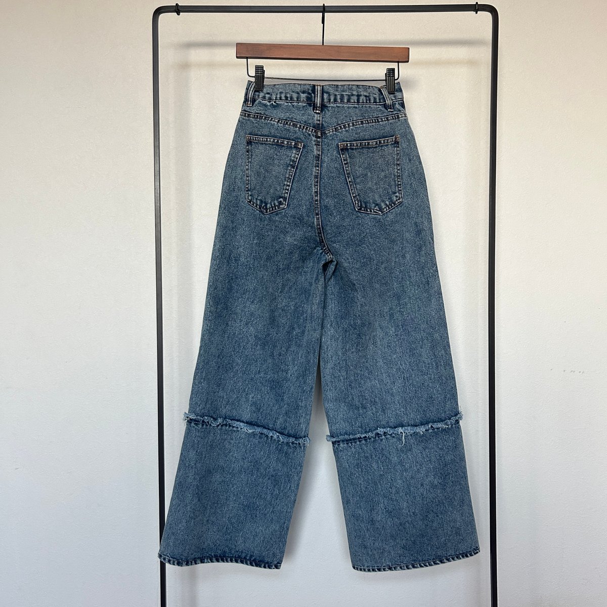 裾切替ワイドデニムパンツ(2size) | COPINE 裾切替ワイドデニムパンツ(2size) | COPINE
