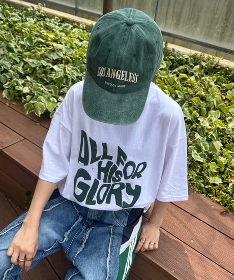レタリングTシャツ(ホワイト)