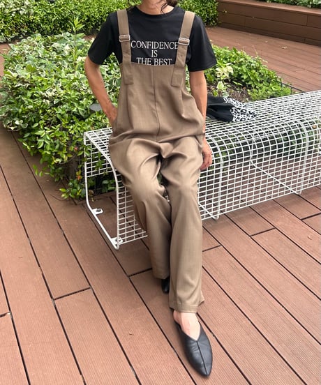 ハイウエストサロペット(モカ)