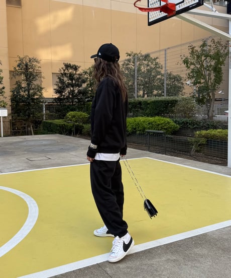裏起毛スウェットセットアップ(ブラック)
