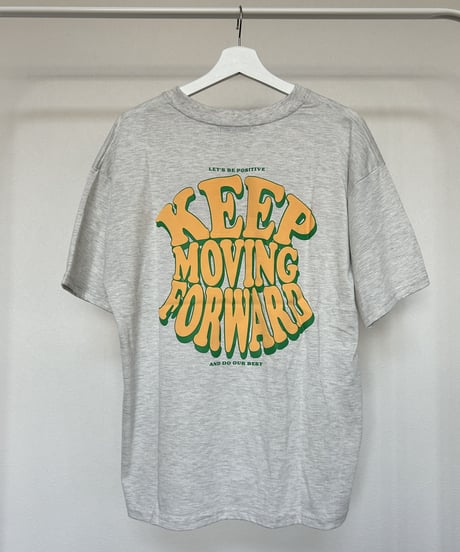 発砲プリントビッグTシャツ（オートミール）