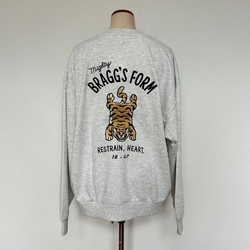 フロントバックTIGER刺繍スウェット(キナリ) | COPINE