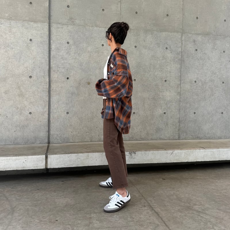 【新品】Mfpen エムエフペン チェック 長袖 シャツ ブラウン S 1ldk EXACT SHIRT (AW21-54) | mfpen / シャツ (MEN) | mfpen正規取扱