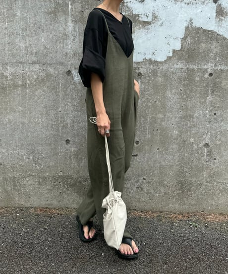 キャミワイドサロペット