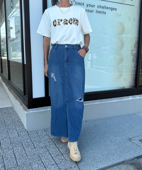 レオパードロゴTシャツ