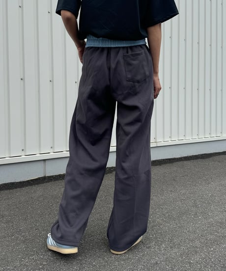 ロゴプリントスウェットパンツ(チャコールグレー)