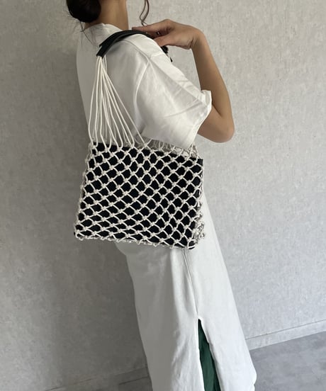 2wayロープネットバッグ(2color)