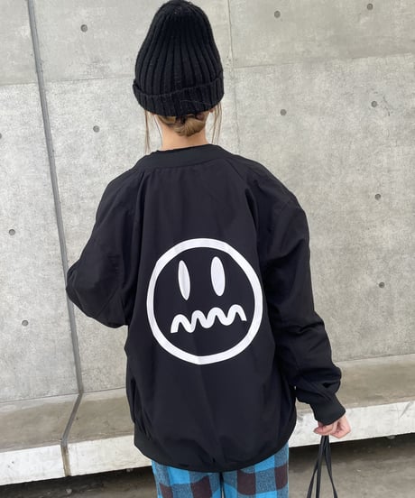 【men's/lady’s】ユニセックス！リバーシブルニコちゃんMA–1(2color/5size)