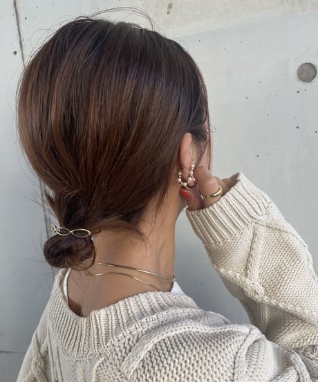 Pearl×Ball Earcuff