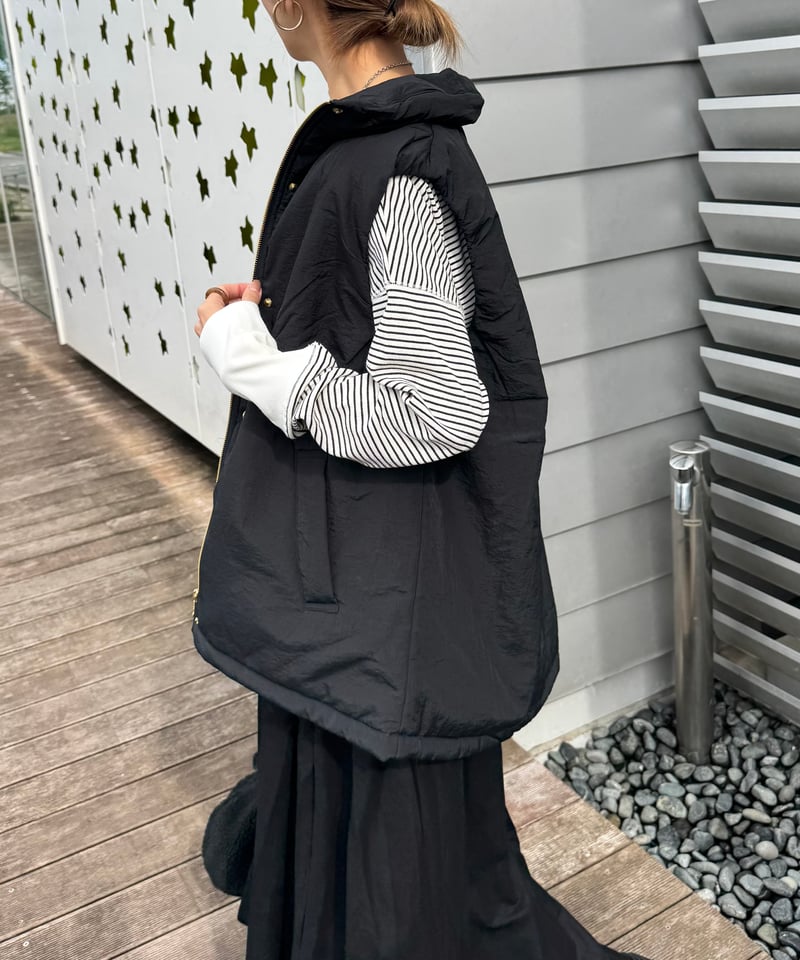 撥水加工ステッチレス中綿ベスト | COPINE