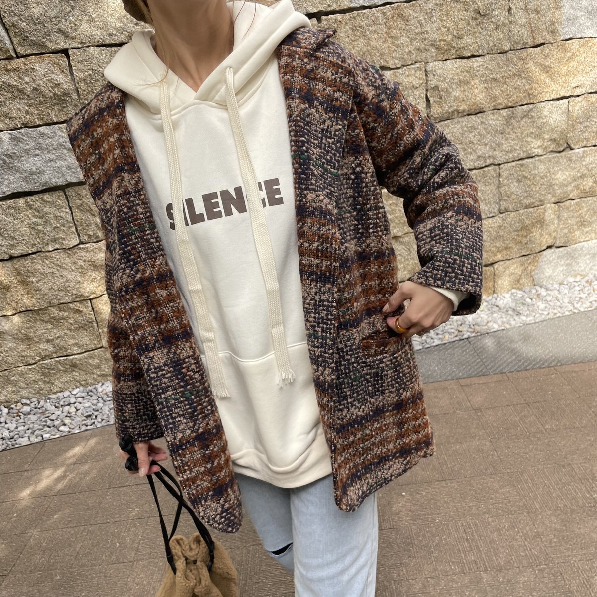 チェック柄ショートコート | COPINE チェック柄ショートコート | COPINE