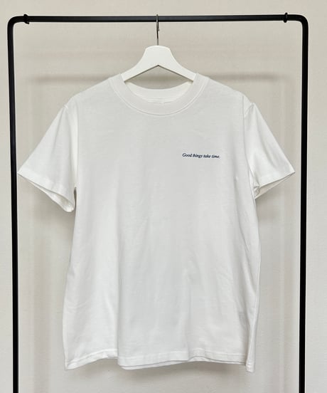 ロゴハートバックプリントTシャツ(ブルー)