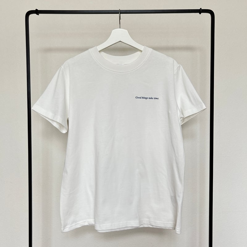 ロゴハートバックプリントTシャツ(ブルー) | COPINE