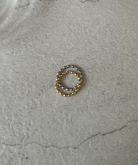 OVAL CHAIN RING(2color)