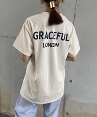 バックプリントtシャツ(ナチュラル)