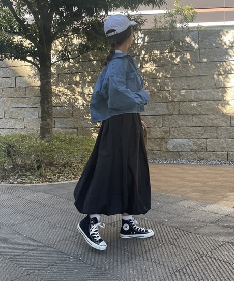 ふんわりバルーンロングスカート
