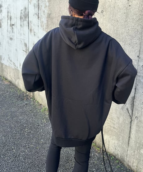 フォトプリントパーカー(ブラック)