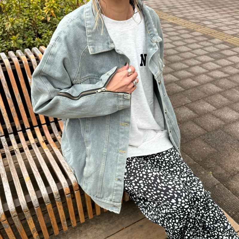 ジップデザインデニムジャケット | COPINE ジップデザインデニムジャケット | COPINE