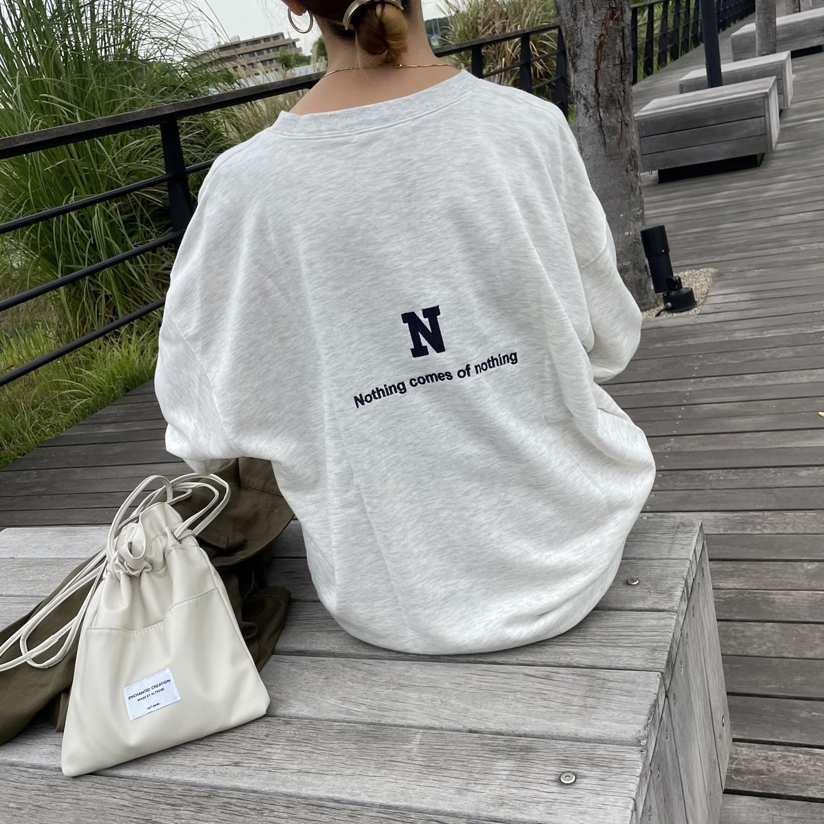 coto cotte 刺繍巾着ポシェット 722-460045(ベビー 巾着 可愛い