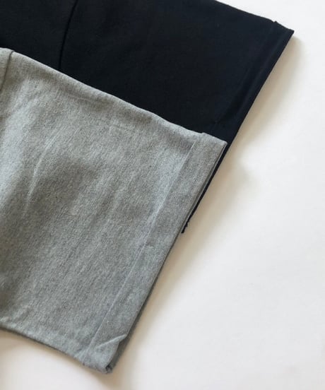 シンプルロングTシャツ(グレー）