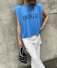 FAVORITEロゴカットソー(ブルー)