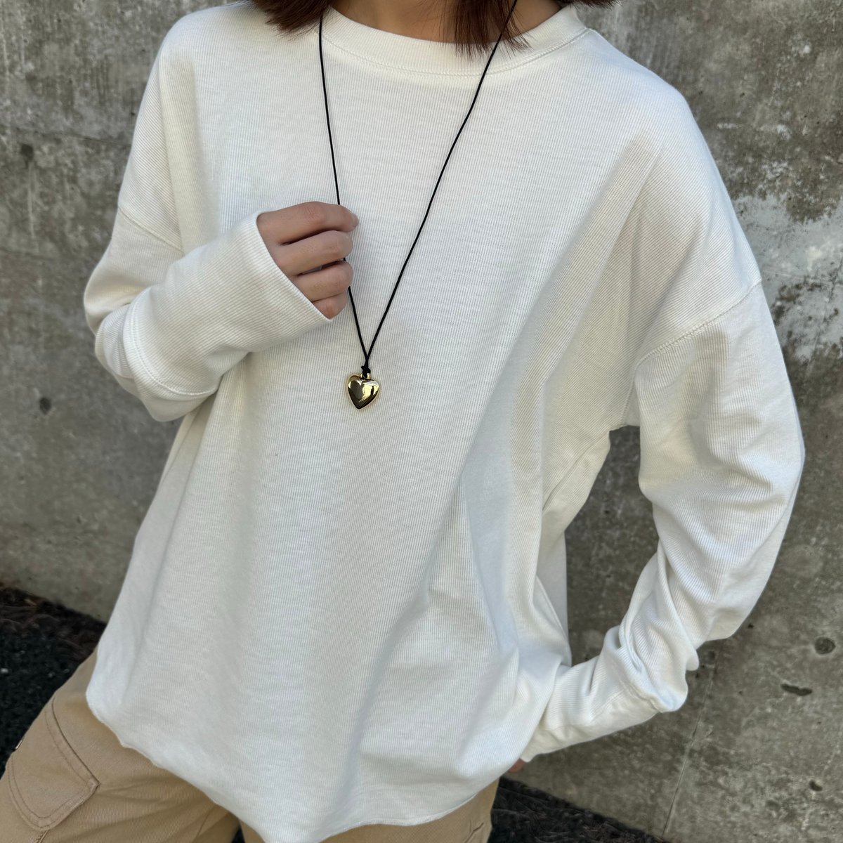 ハートペンダントネックレス/チョーカー(2color) | COPINE ハートペンダントネックレス/チョーカー(2color) | COPINE