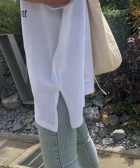 モノクロフォトプリントTシャツ(ホワイト)