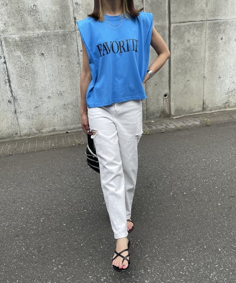 FAVORITEロゴカットソー(ブルー)