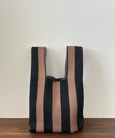 ストライプ柄ミニバッグ