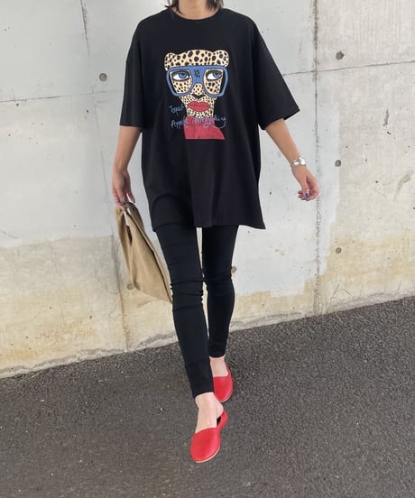 フェイクレザーフラットシューズ(2size）