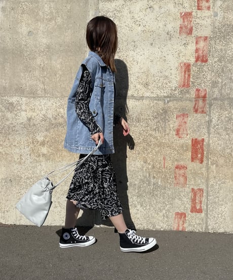 花柄ロングワンピース