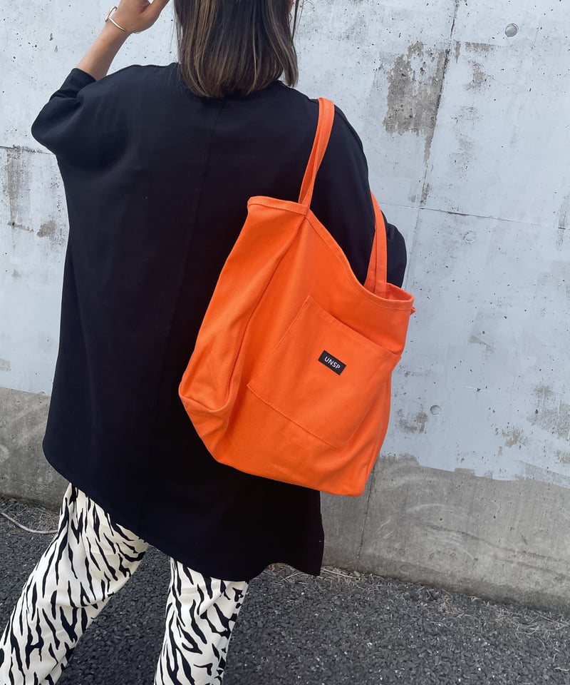 カラーキャンバストートバッグ (オレンジ) | COPINE