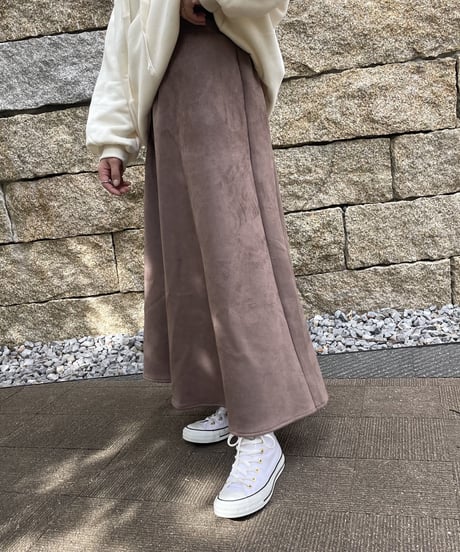 シンプルロングスカート(2color)
