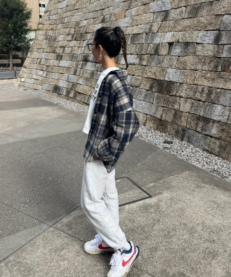 ビッグシルエットチェック柄シャツ