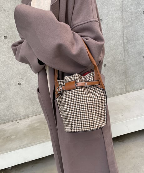 【OUTLET】2wayチェック柄バッグ(2color)