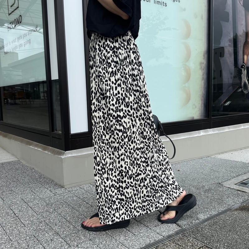 レオパードプリーツスカート | COPINE