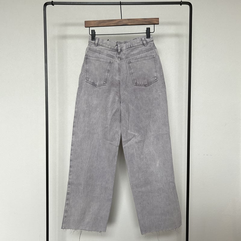 カットオフストレートデニムパンツ(ライトパープル/2size) | COPINE