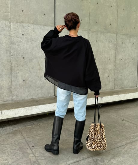 ダメージ加工デニムキャロットパンツ(3size）