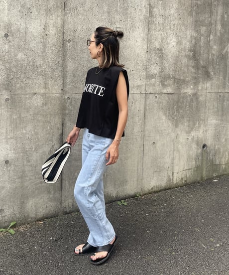 FAVORITEロゴカットソー(ブラック)