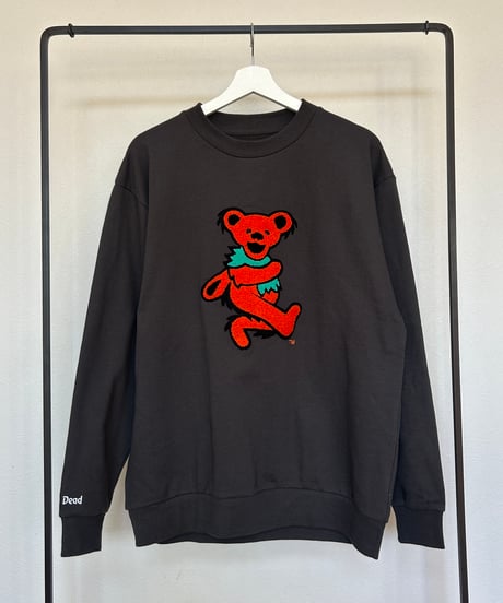 デッドベアサガラ刺繍ビッグスウェット(チャコール)